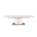 Chintaly ELIZABETH Contemporary Dining Table w/ Self-Storing Extension