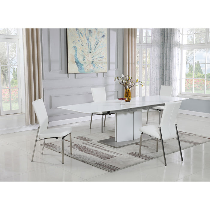 Chintaly ELIZABETH Self-Storing Extendable Dining Table Top