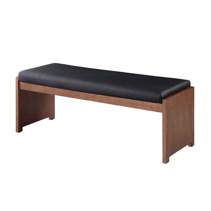 Chintaly EMMA Upholstered Bench w/ Solid Wood Frame