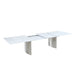 Chintaly GLENDA 43"x 87" Wooden Top w/ 2 Ext.