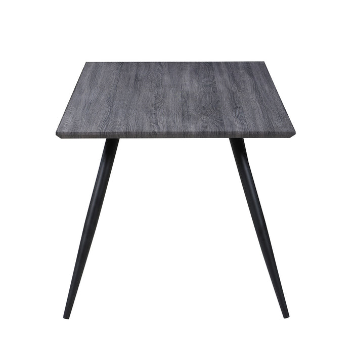 Chintaly HENRIET Contemporary Dining Table w/ Melamine Wooden Top
