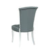 Chintaly IRIS Contemporary Tufted Side Chair - 2 per box - Gray