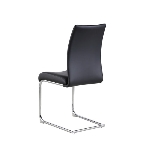 Chintaly JANE Contemporary Contour Back Cantilever Side Chair - 4 per box - Black