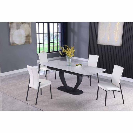 Chintaly KARLEE Contemporary Extendable Sintered Stone Dining Table