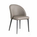Chintaly KATE Modern Curved Back Side Chair w/ Tapered Steel Legs - 2 per box
