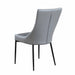 Chintaly KELLY Contemporary Side Chair w/ Steel Legs - 2 per box
