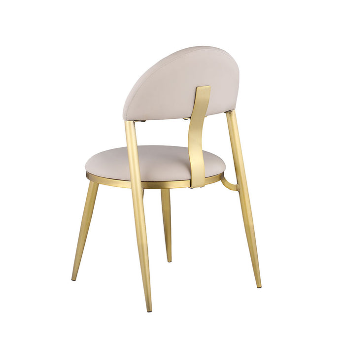 Chintaly KIANA Side Chair w/ Golden Frame - 2 Per Box