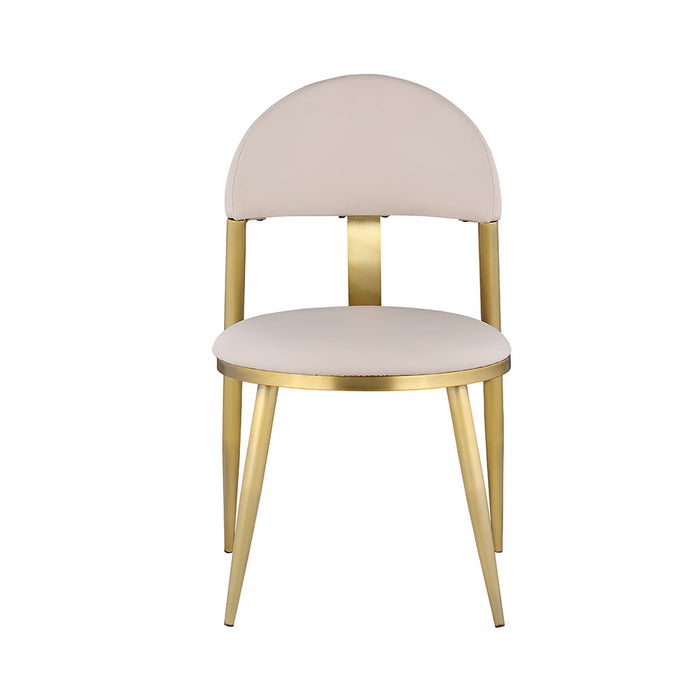 Chintaly KIANA Side Chair w/ Golden Frame - 2 Per Box