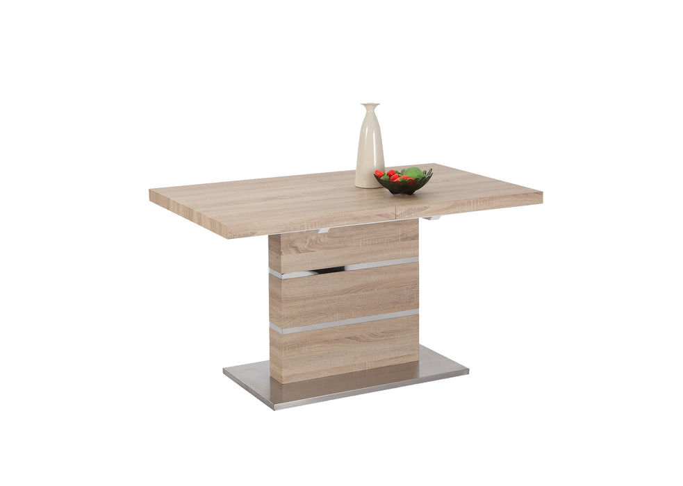 Chintaly LABRENDA 32"x 51" Veneered Wooden Top with Extension