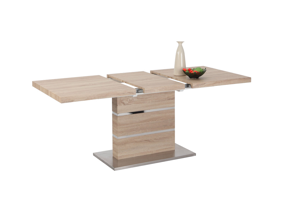 Chintaly LABRENDA 32"x 51" Veneered Wooden Top with Extension
