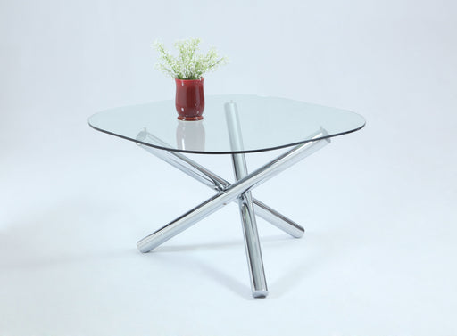 Chintaly LEATRICE Crisscross Steel Base