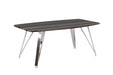 Chintaly LESLIE 39"x 71" Surfboard-Shaped Marbleized Wooden Table Top