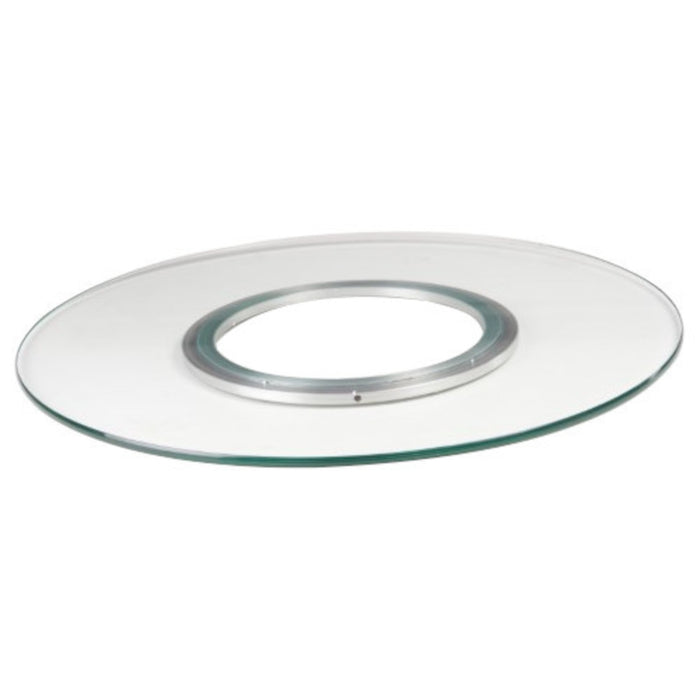 Chintaly LAZY SUSAN 24” Round Clear Glass Lazy Susan