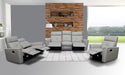 ESF Extravaganza Collection 8501 Light Grey with Manual Recliners SET p6809