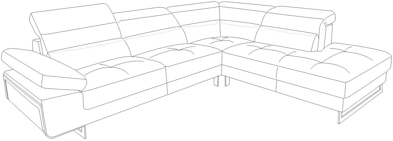 ESF Extravaganza Collection 2347 Sectional SET p8175