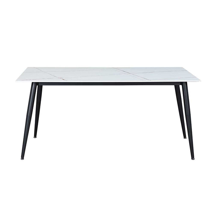 Chintaly MARY Contemporary Dining Table w/ Sintered Stone Top
