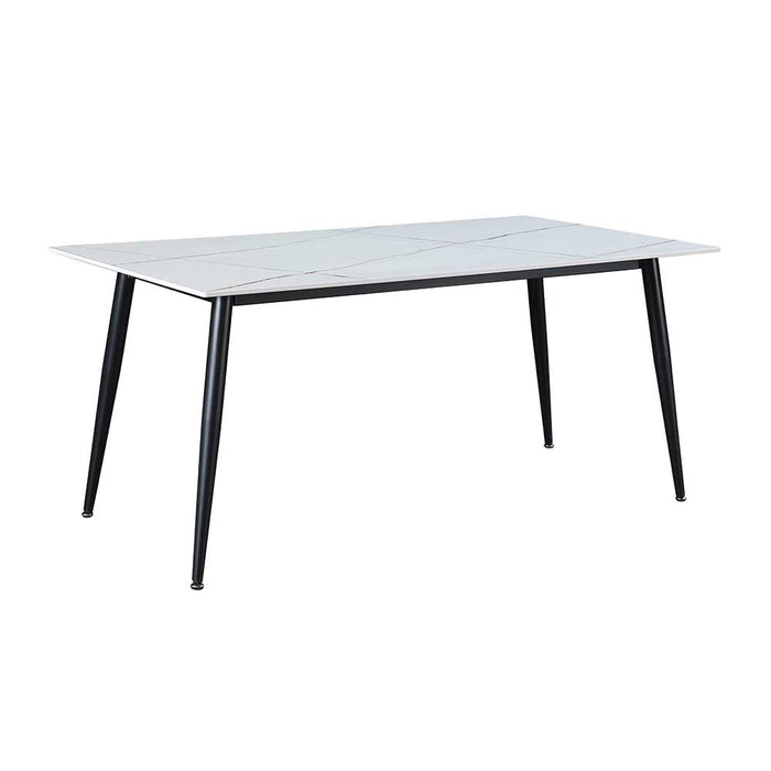Chintaly MARY Contemporary Dining Table w/ Sintered Stone Top