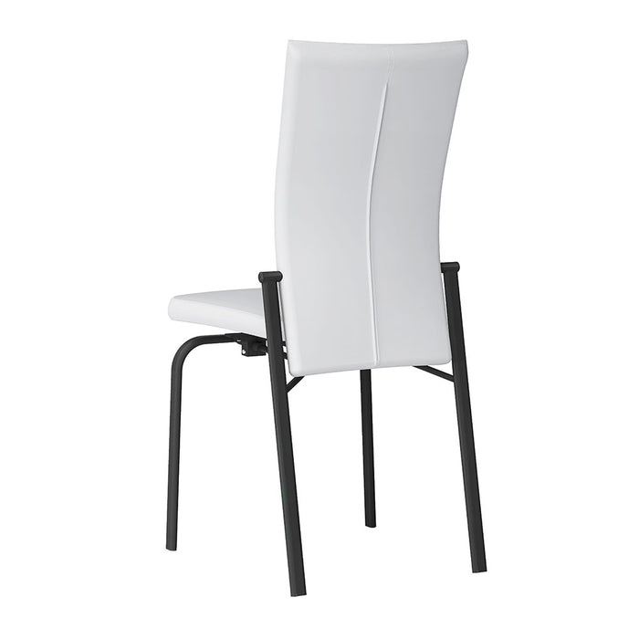 Chintaly MOLLY Contemporary Motion-back Side Chair - 2 per box - White