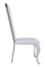 Chintaly NADIA Contemporary High-Back Side Chair - 2 per box - White