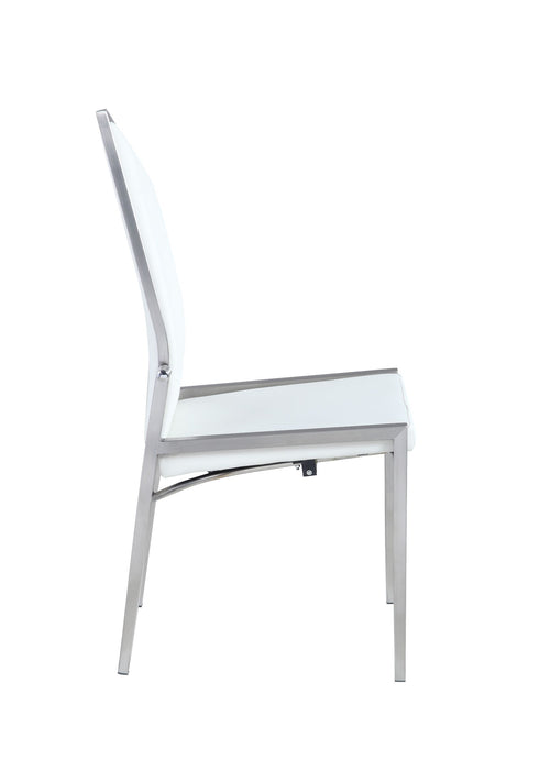 Chintaly NALA Contemporary Motion-Back Side Chair - 2 per box - White