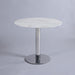 Chintaly NOEMI Marble Top Bistro Table w/ Steel Base