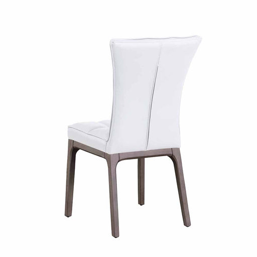 Chintaly PEGGY Modern Tufted Side Chair w/ Solid Wood Frame - 2 per box