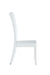 Chintaly SIENA Contemporary High-Back Side Chair w/ Acrylic Legs - 2 per box