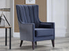 Bellona Palmer Accent Armchair, Corvet Navy