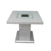 Global Furniture End Table Silver