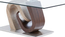 Global Furniture Coffee Table Walnut/Oak