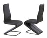 Chintaly TARA Modern Z-Shaped Side Chair - 2 per box - Gray