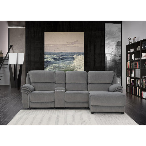 Global Furniture Sectional Pandora-4 Dark Grey