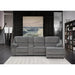 Global Furniture Sectional Pandora-4 Dark Grey