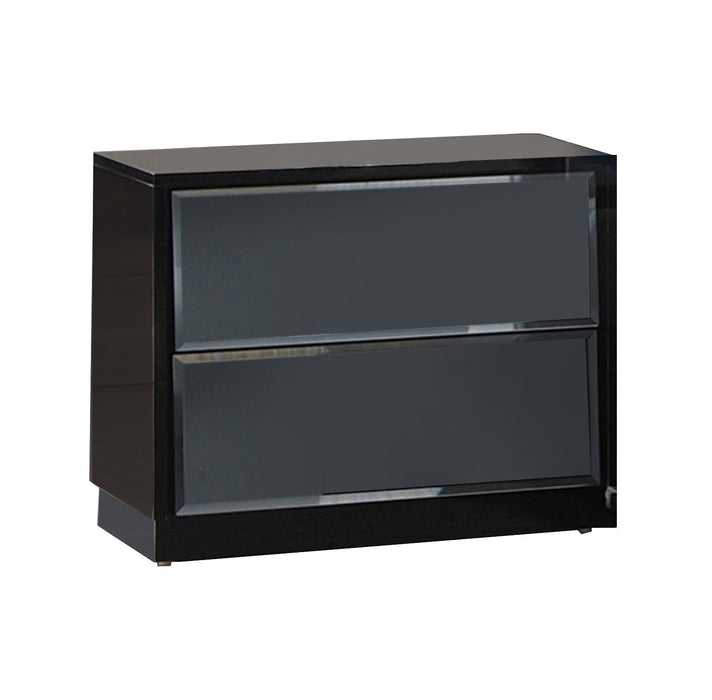 Chintaly VENICE Contemporary 2 Drawer Nightstand