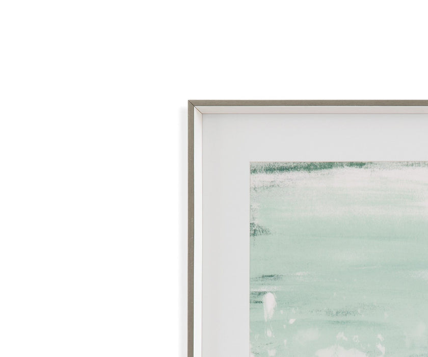 Coastal Patina I - Framed Print - Green