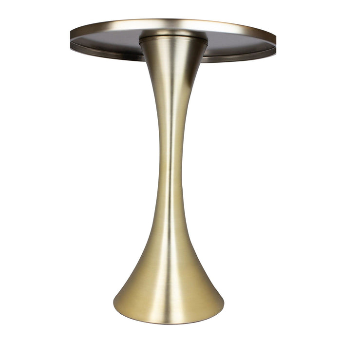 Lenuxe - 24" Metal Accent Table - Gold