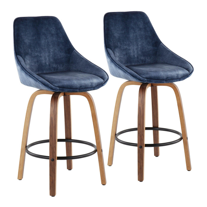 Diana - Upholstered Counter Stool Set