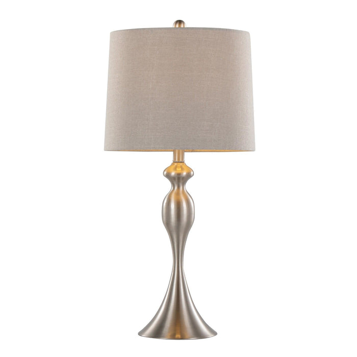 Ashland - 27" Metal Table Lamp (Set of 2) - Light Gray