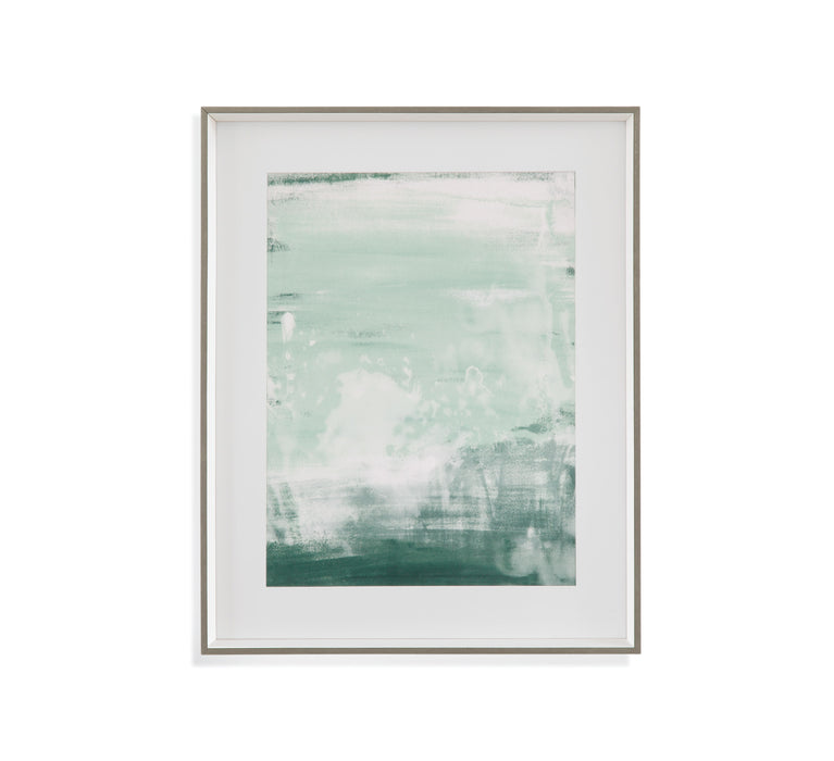 Coastal Patina I - Framed Print - Green