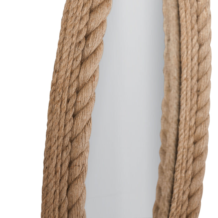 Rope - Wall Mirror - Light Brown
