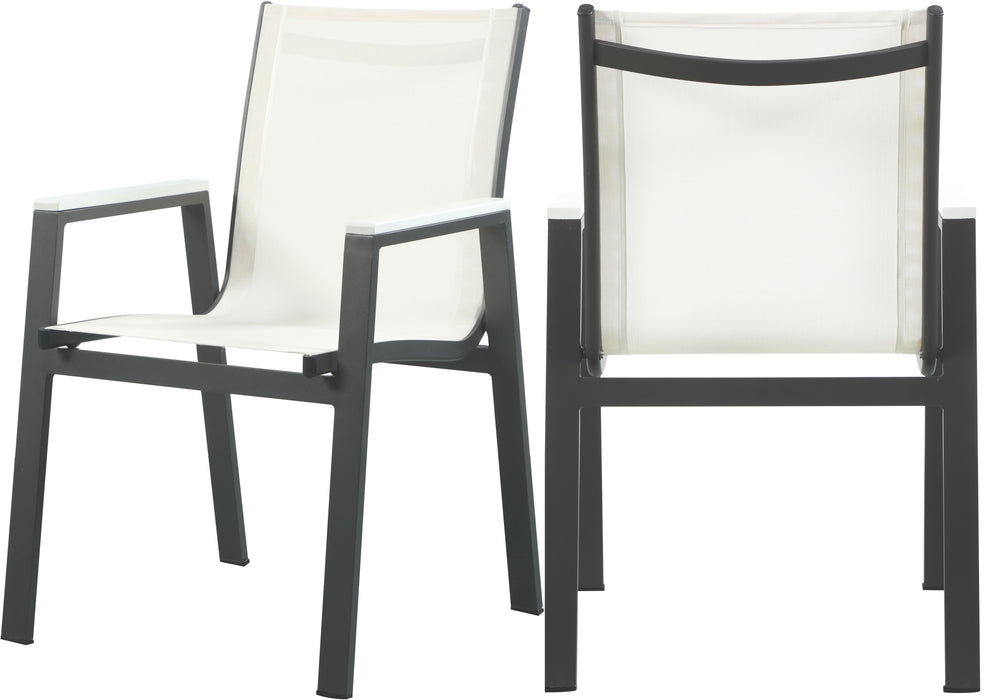 Nizuc - Outdoor Patio Dining Arm Chair (Set of 2) - White
