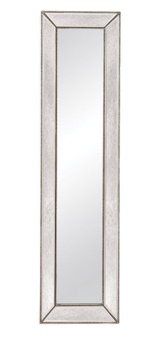 Beaded - Floor Mirror - Silver