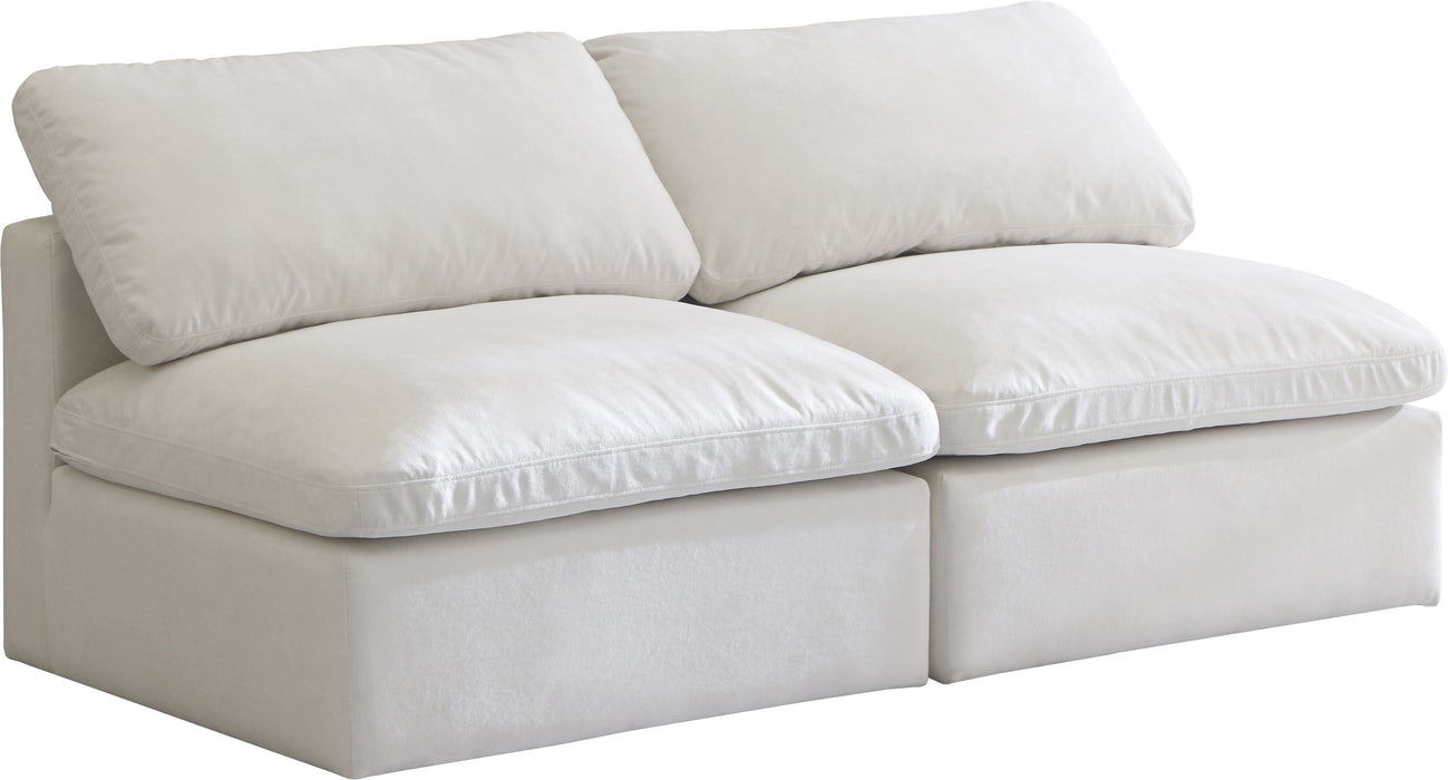 Plush - Modular Armless 2 Seat Sofa