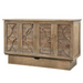 Ash-colored Creden-ZzZ Brussels Cabinet Bed by Arason Enterprises, Inc, featuring a compact Murphy cabinet bed with sleek design.