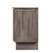 Charcoal Creden-ZzZ Brussels Murphy Cabinet Bed by Arason Enterprises, Inc, with closed cabinet and sleek, modern design.