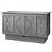 Charcoal Creden-ZzZ Brussels Murphy cabinet bed by Arason Enterprises, Inc, featuring a compact design with integrated storage and sleeping area.