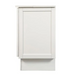 White Essex Murphy Cabinet Bed by Arason Enterprises, Inc. showcasing a compact, space-saving cabinet bed with a closed, sleek design.