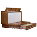 Kingston Queen Murphy Cabinet Bed by Arason Enterprises, Inc, showcasing a stylish fold-out cabinet bed with storage compartments.