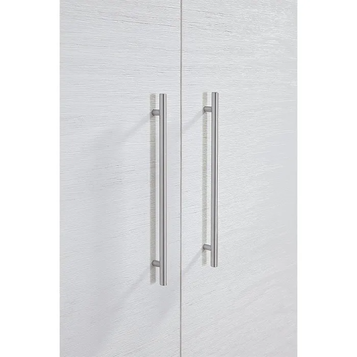 Madrid White Murphy Cabinet Bed in Queen size by Arason Enterprises, Inc, shown as a sleek white cabinet bed with open bed inside.