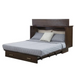 Original Creden-ZzZ Queen Pekoe Murphy Cabinet Bed by Arason Enterprises, Inc, featuring a wooden Murphy cabinet bed with closed cabinet door.